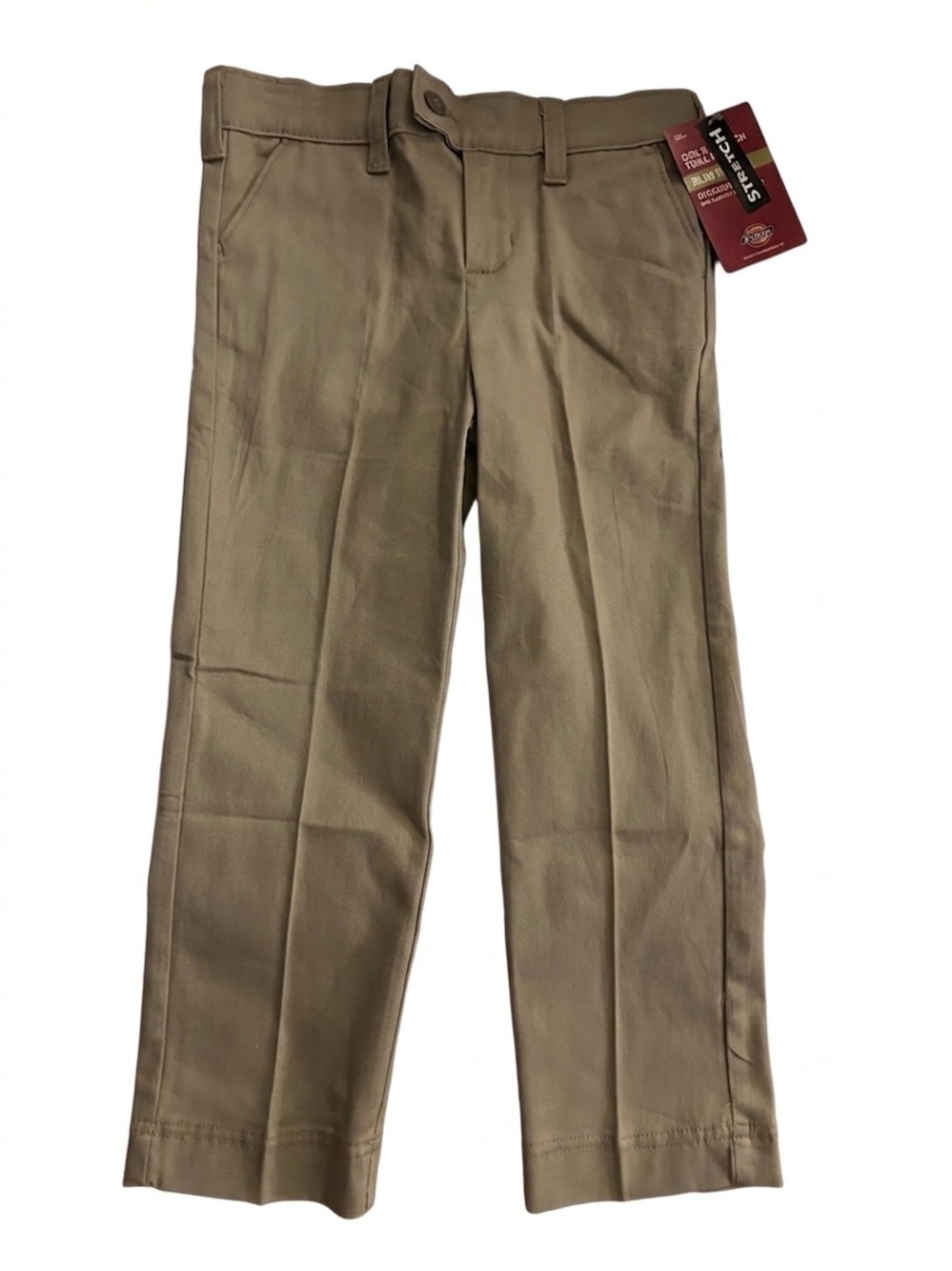 Dickies Girls’ Stretch Twill Slim Fit Straight Leg Uniform Pants Size 5 NWT